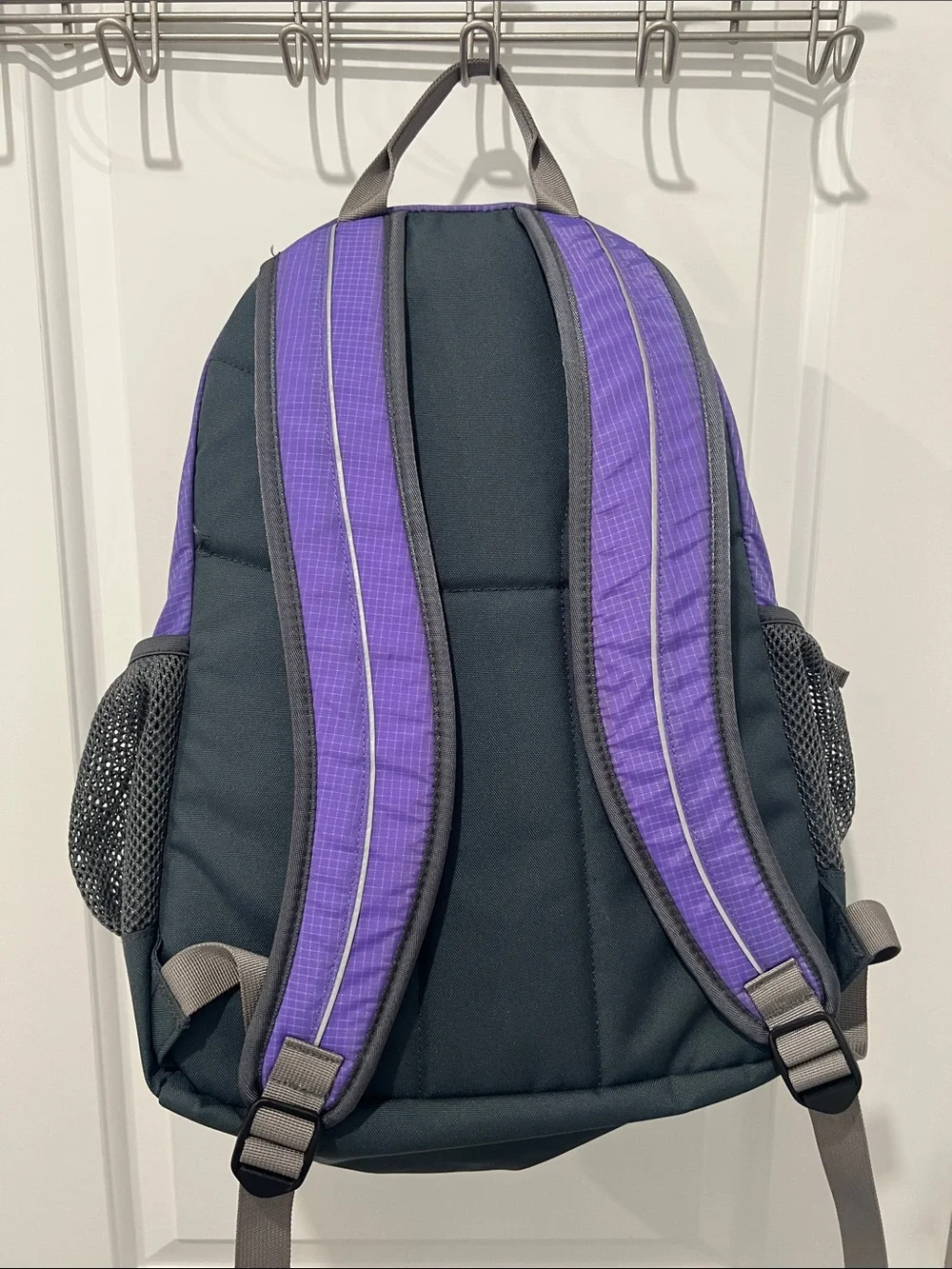 L.L. Bean Purple and Black Backpack NWOT